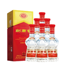 百亿补贴：剑南春 水晶剑 52度 500ml*6瓶 六瓶装