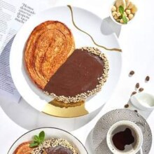外滩十八号米其林餐厅甜品，乔尔卢布松 千层蝴蝶酥礼盒 2片/200g*2盒