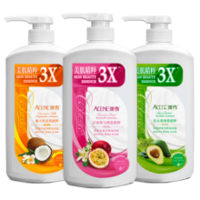 澳雪（accen）经典美肌沐浴露套装750ml*3瓶 乳木果薄荷+百香果橙花+椰子奶茉莉