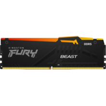 金士顿 (Kingston) FURY 32GB(16G×2)套装 DDR5 6000 台式机内存条 Beast野兽系列 RGB灯条 支持AMD EXPO超频