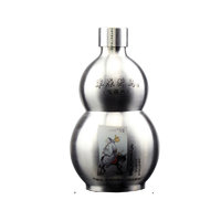 草原烈马 内蒙特产草原烈马闷倒驴类白酒 1.5L不锈钢宝葫芦52度 蒙古粮食酒 1500ml