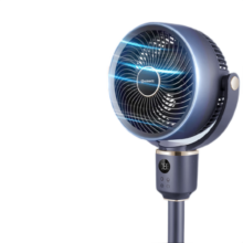 艾美特 AIRMATE2024年新款海贝系列空气循环家用电风扇摇头定时落地扇静音风力智能语音无需联网语音1302 【2024新款语音+遥控+触屏】无需WiFi智能款