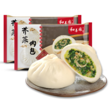24日20点：和善园 荠菜肉包 780g 12只 家庭装 早餐面点 加热即食 方便快捷