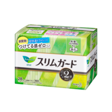 乐而雅（laurier）日本原装进口S系列轻薄卫生巾日用20.5cm*28片