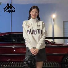 京东PLUS：Kappa 卡帕 情侣款复古半拉链套头衫 K0EY2WT01D