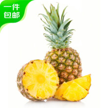 plus会员：京鲜生 海南金钻凤梨 净重7.5-8斤(3-4个)  单果1000g+