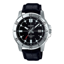 卡西欧（CASIO）手表 商务时尚腕表皮带防水石英男表指针手表 MTP-VD01L-1EVUDF