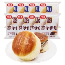 88VIP、需福袋、桃李酵母发酵巧克力味道面包600g*2件+凑单