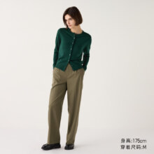 UNIQLO 优衣库 女士圆领针织开衫 UQ469411666