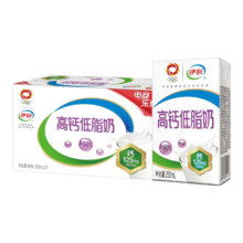 再补券、PLUS会员：伊利 高钙低脂纯牛奶 250ml*21盒/箱*3件