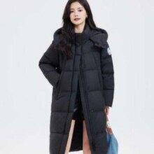 雪中飞 女式中长款羽绒服 简约百搭