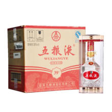 五粮液  39度 浓香型白酒 500ml*6瓶 整箱装（新老包装随机发货）