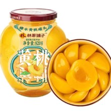 林家铺子 糖水黄桃罐 商超同款 经典味道 820g*1罐
