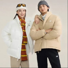 PLUS会员：NEW BALANCE 保暖鸭绒立领服 INC AMJ43375 2XL