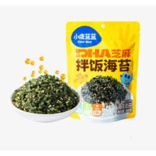 小鹿蓝蓝 儿童宝宝DHA芝麻拌饭海苔100g/袋