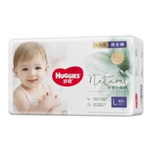 好奇（Huggies）心钻装小森林成长裤L40片*4(9-14kg)