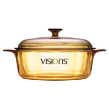 康宁（VISIONS）3.25L汤锅玻璃锅炖锅煮锅 耐高温锅身可进蒸烤箱微波炉洗碗机 VS-32晶彩系列 24cm