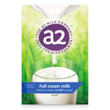 a2高钙全脂高蛋白学生儿童中老年成人奶粉新西兰进口1kg/袋