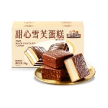 88VIP：三只松鼠 雪芙蕾蛋糕 黑巧克力味 1000g