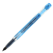 白金（PLATINUM）钢笔 PSQ-300C#3-F 蓝黑 学生练字书写 进口墨水笔透明笔杆0.3mm