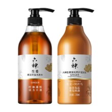 六神 生姜洗发水720ml*2大瓶