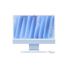 政府补贴，plus:Apple/2024款 iMac 24英寸蓝色4.5K屏 M4 10+10核 16G 256G一体式电脑 MWV13CH/A