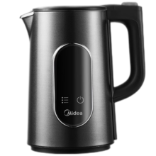 美的（Midea）电水壶 烧水壶 双层不锈钢 多段控温双层不锈钢大屏实显电热水壶 316不锈钢六档调温数字大屏 1.7L