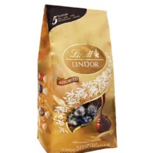 瑞士莲（Lindt） 软心巧克力混合装600g 美国进口巧克力生日礼物伴手礼