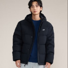 newbalance 新百伦 24新款男款户外保暖短款连帽羽绒服 AMJ43351