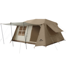 NatureHike挪客屋脊13自动速开帐篷两室一厅户外露营防雨水防晒野营自驾