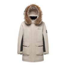 SNOWFLYING 雪中飞 秋冬男士连帽毛领高峰滑雪户外保暖中长款羽绒服