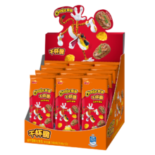 plus会员：奇多 粟米棒 日式牛排味 25克*12包 干杯脆 零食 休闲食品