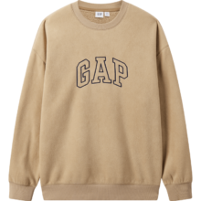 Gap 盖璞 字母logo仿羊羔绒卫衣宽松休闲上衣 658775