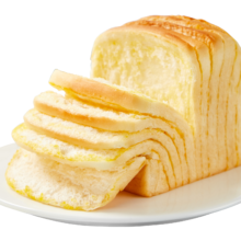 卡尔顿（Calleton）牛乳千层吐司 翻页魔方面包380g