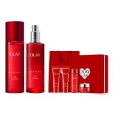 【圣诞礼物】OLAY玉兰油大红瓶水乳抗老抗皱紧致补水护肤品套装
