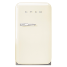 SMEG斯麦格冰箱 意大利原装进口 复古冰箱迷你家用小冰箱 节能电冰箱 美妆化妆品FAB5 奶白色