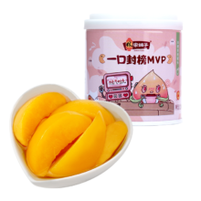 林家铺子 儿童mvp 黄桃罐头 水果罐头200g*6罐 即食