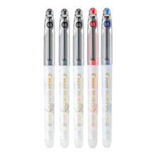 百乐（PILOT）P500考试笔-金标系列中性墨走珠笔办公用品 BL-P50MW 混色 （3黑1红1蓝） 5支装