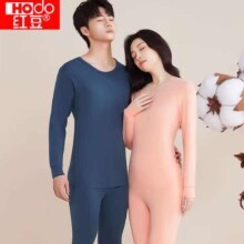 plus会员：红豆 100%全棉 男女秋衣秋裤套装