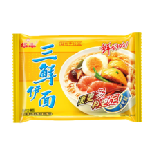 plus 会员:华丰三鲜伊面方便面五连包 经典原味5连包*1包