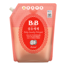 保宁（B&B）婴儿洗衣液补充装去污留香母婴洗护内衣内裤洗衣液【袋装0.8L】