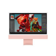 Apple 苹果 iMac M3版 24英寸 一体机 粉色（M3 8+8核、核芯显卡、8GB、256GB SSD、4.5K、MQRD3CH/A）