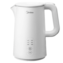 美的（Midea）【国家补贴】电水壶热水壶烧水壶 食品级304不锈钢 1.5升容量智能恒温自动断电开水壶养生SH15X301