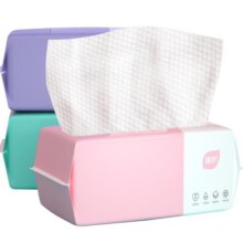 植护洗脸巾一次性纯棉绵柔巾洗面男女擦脸巾洁面巾抽取式棉柔巾