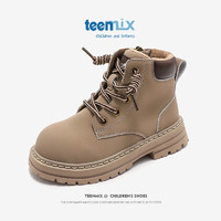 TEENMIX 天美意 儿童加绒马丁靴