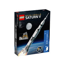 LEGO 乐高 92176阿波罗土星5号火箭积木拼搭益智玩具玩具