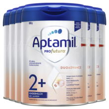 爱他美（Aptamil）德国白金版HMO 幼儿配方奶粉2+段(2岁+)800g 6罐箱装 德爱白金