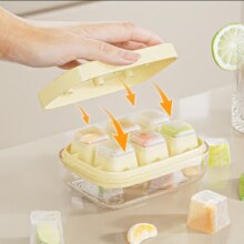 硅胶冰块模具 6格 颜色随机1个装