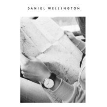 丹尼尔惠灵顿（DanielWellington）dw手表男 学生简约石英腕表男士手表欧美表 生日礼物送男友 浅棕色皮带36MM-DW111