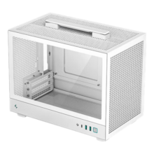 九州风神（DEEPCOOL）CH160 ITX白色机箱（可拆卸提手机箱/172mm风冷/长显卡/SFX电源/Type-C）